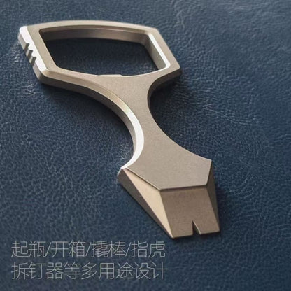 TC4 Titanium Alloy Knuckle Dusters Solid EDC Alloy Knuckle Dusters