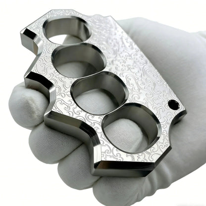 304 Stainless Steel Material Brass Knuckles CNC Engraved
