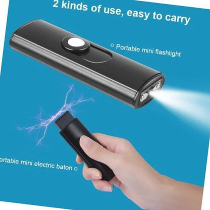 1602 Portable Electric Shock Function Rechargeable With LED Flashlight