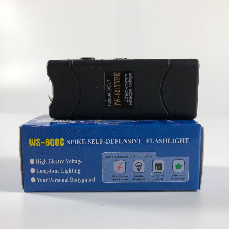 801 Portable Electric Shock Function Rechargeable With LED Flashlight