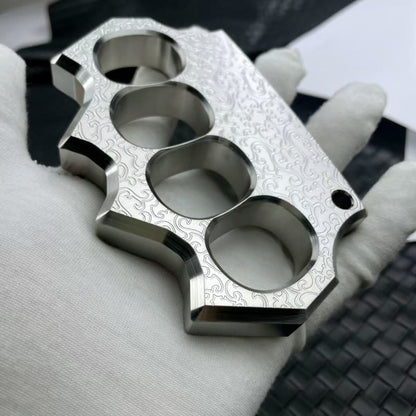 304 Stainless Steel Material Brass Knuckles CNC Engraved