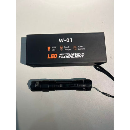 W-01 Portable Electric Shock Function Rechargeable With LED Flashlight