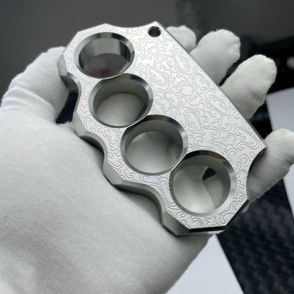 304 Stainless Steel Material Brass Knuckles CNC Engraved