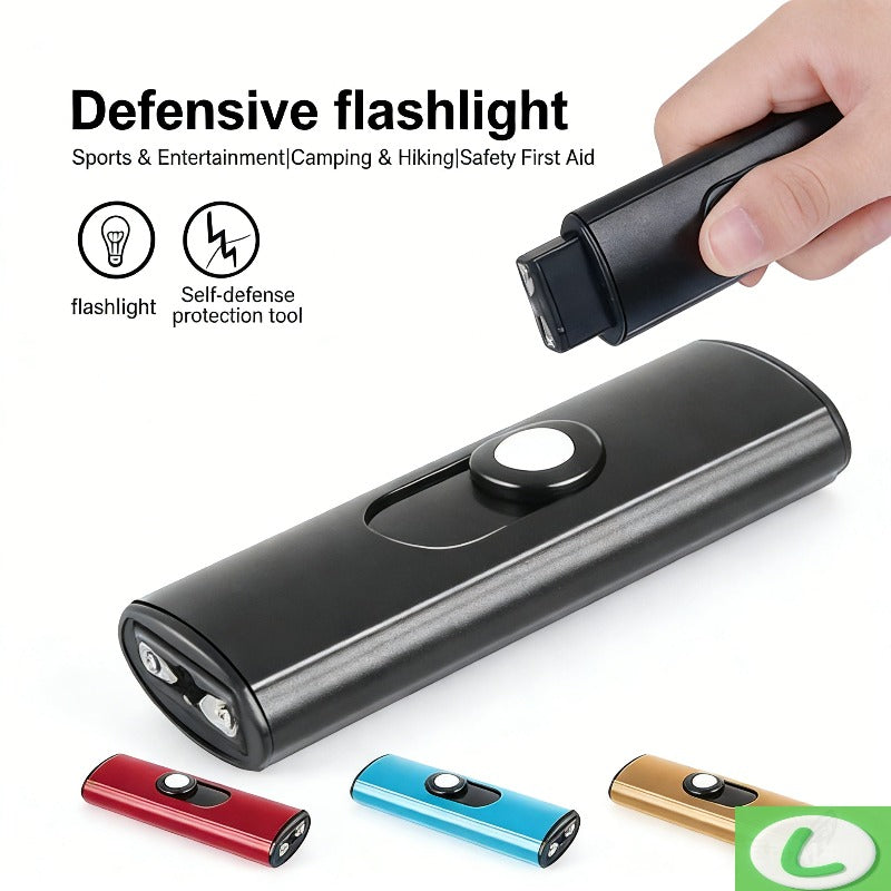 1602 Portable Electric Shock Function Rechargeable With LED Flashlight
