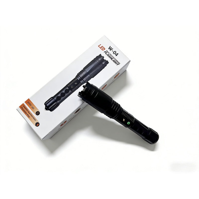 W-04 Portable Electric Shock Function Rechargeable With LED Flashlight