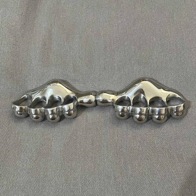 Handmade 304 Stainless Steel Material Brass Knuckles  with High-gloss Polishing