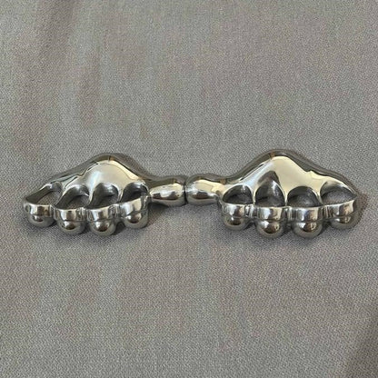 Handmade 304 Stainless Steel Material Brass Knuckles  with High-gloss Polishing