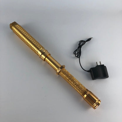 X10 Baton Portable Electric Shock Function Rechargeable With LED Flashlight