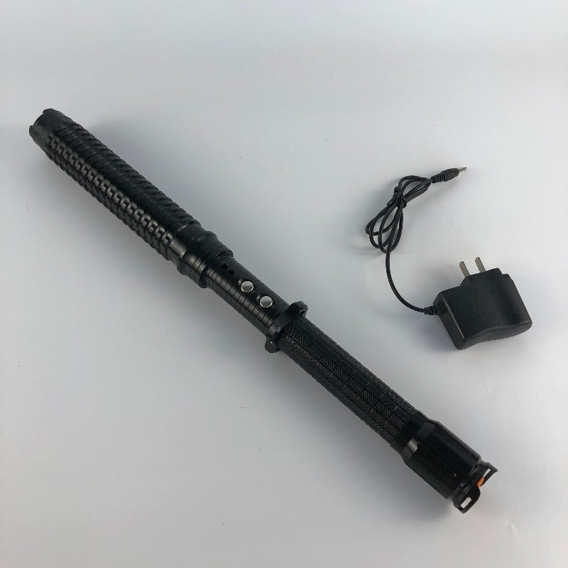 X10 Baton Portable Electric Shock Function Rechargeable With LED Flashlight