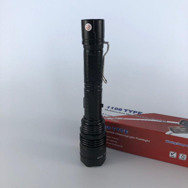 1108 Portable Electric Shock Function Rechargeable With LED Flashlight