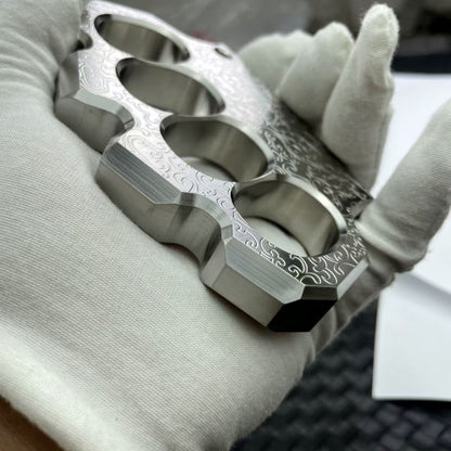 304 Stainless Steel Material Brass Knuckles CNC Engraved
