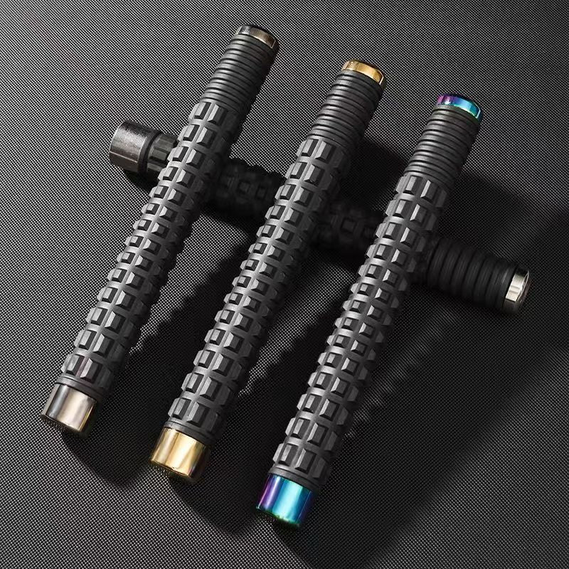 26 Inch Manual Telescopic Baton Portable Expandable Baton Anti-Slip Self Defense Stick for Personal Protection