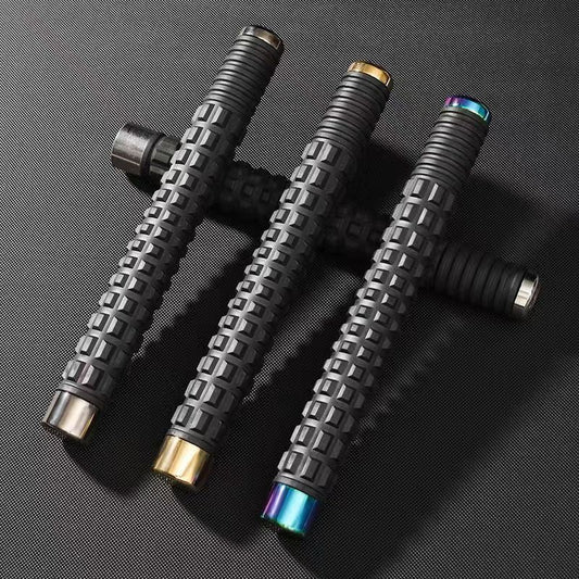26 Inch Manual Telescopic Baton Portable Expandable Baton Anti-Slip Self Defense Stick for Personal Protection