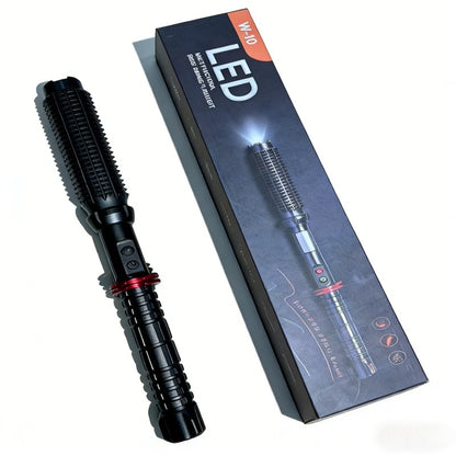 New W-10 Baton Electric Shock Function Rechargeable With LED Flashlight