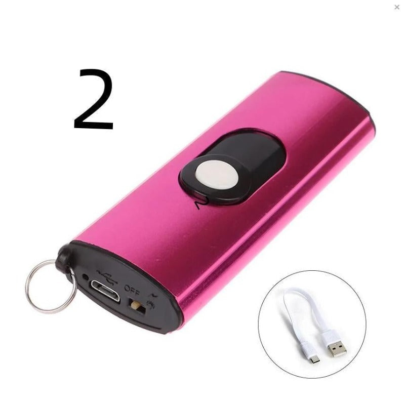 1602 Portable Electric Shock Function Rechargeable With LED Flashlight