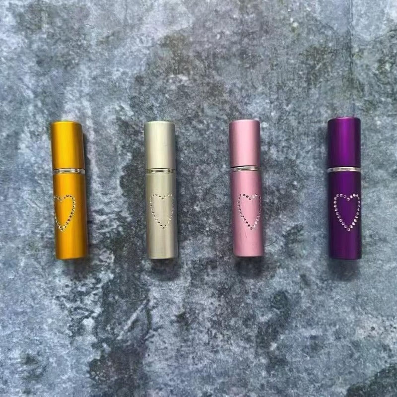 10ML Portable Lipstick Keychain Spray Pepper Sprays