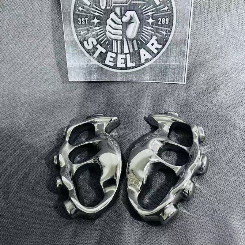 Handmade 304 Stainless Steel Material Brass Knuckles  with High-gloss Polishing