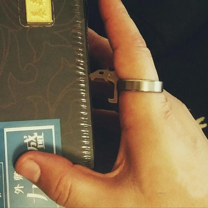Folding Brass Knuckle Knife