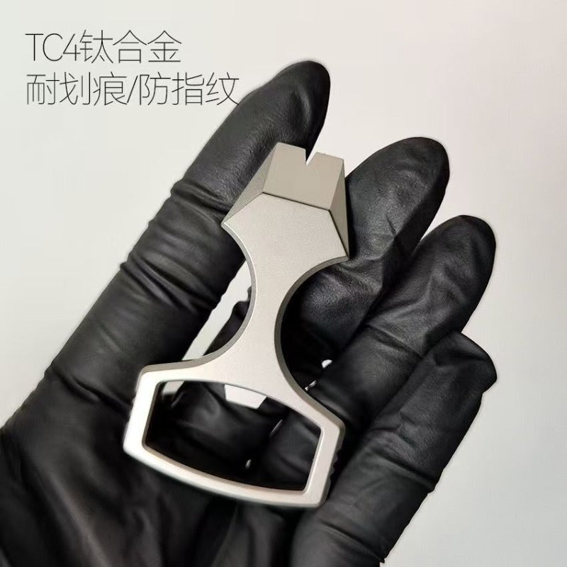TC4 Titanium Alloy Knuckle Dusters Solid EDC Alloy Knuckle Dusters