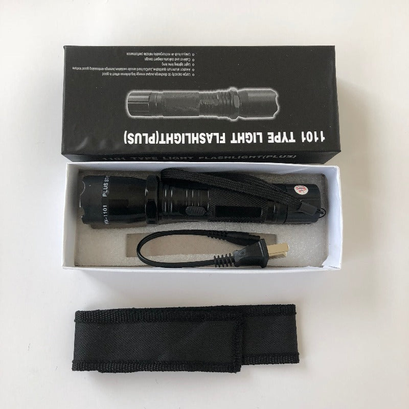 1101 Portable Electric Shock Function Rechargeable With LED Flashlight