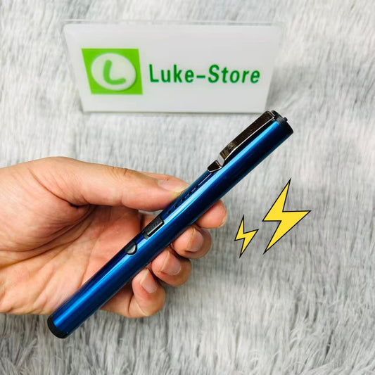 1903 Pen Style Portable Electric Shock Function Rechargeable With LED Flashlight