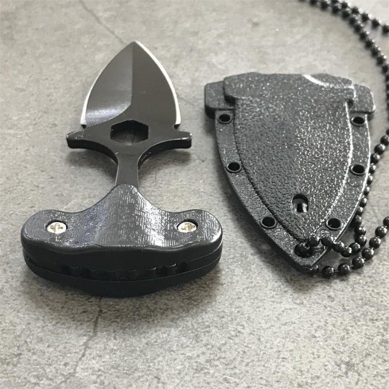Outdoor Mini EDC Pocket Necklace Tool Knuckle Knife