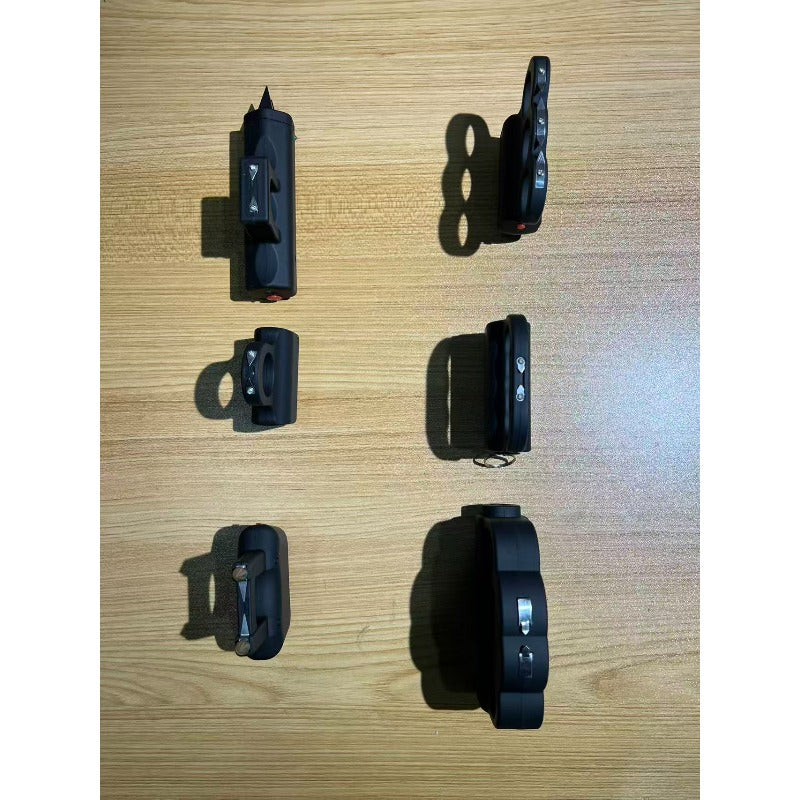 Knuckles Stun gun Portable Electric Shock Function Rechargeable With LED Flashlight
