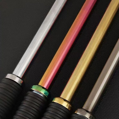 26 Inch Manual Telescopic Baton Portable Expandable Baton Anti-Slip Self Defense Stick for Personal Protection