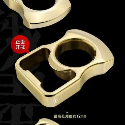 New Brass Knuckle Bottle Opener