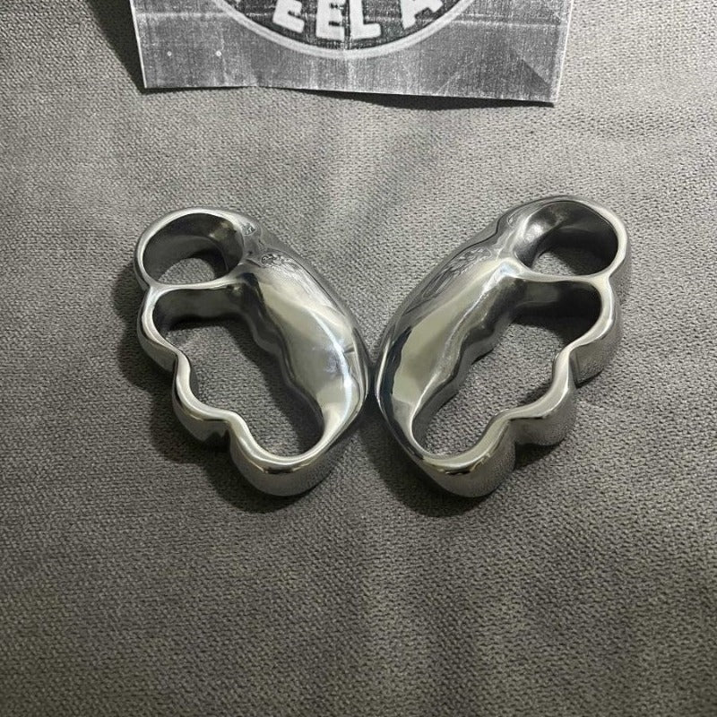Handmade 304 Stainless Steel Material Brass Knuckles  with High-gloss Polishing