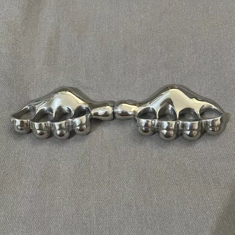 Handmade 304 Stainless Steel Material Brass Knuckles  with High-gloss Polishing