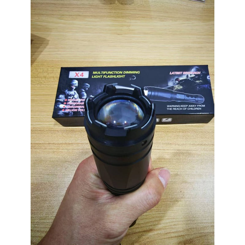 X4 Portable Electric Shock Function Rechargeable With LED Flashlight