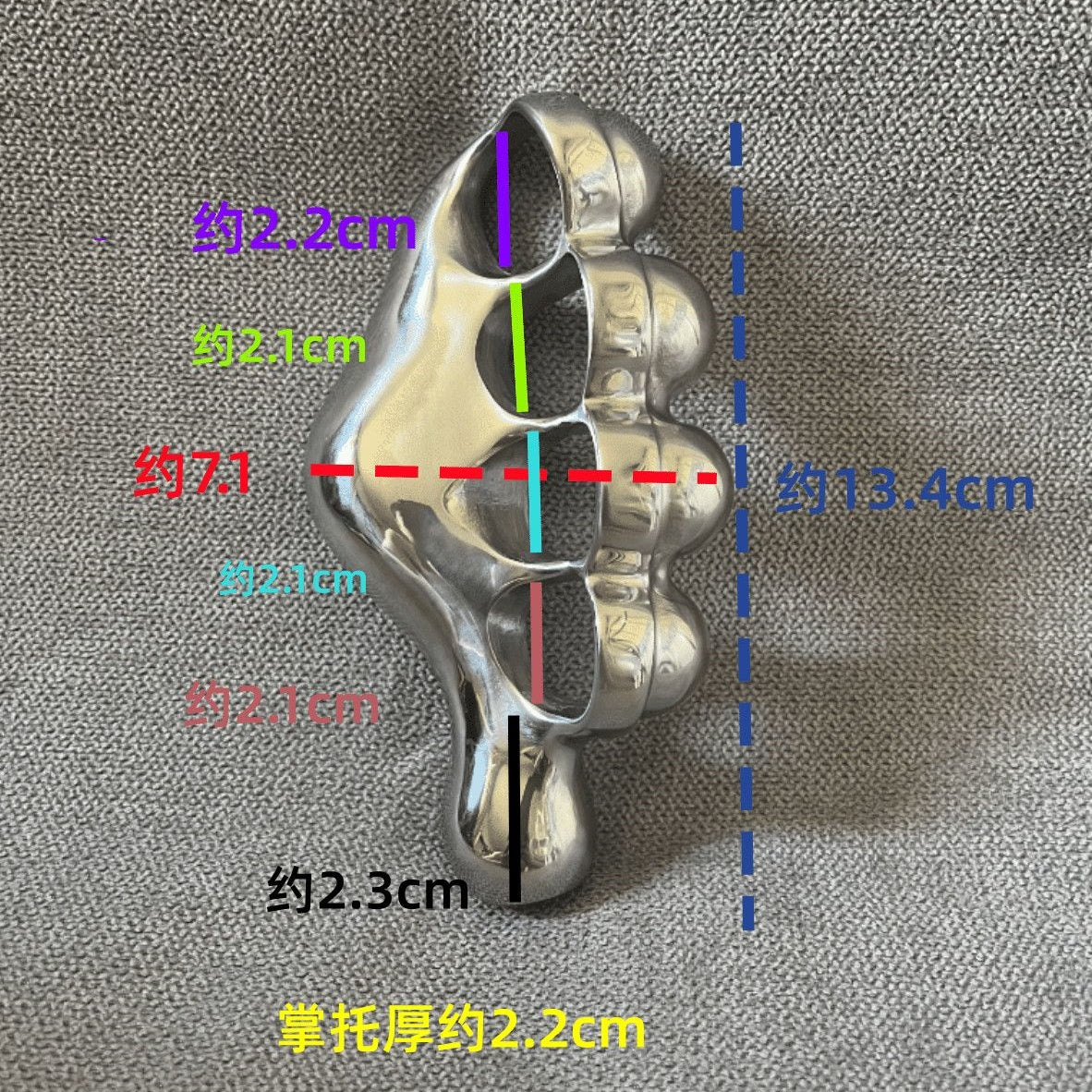 Handmade 304 Stainless Steel Material Brass Knuckles  with High-gloss Polishing