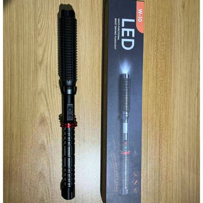 New W-10 Baton Electric Shock Function Rechargeable With LED Flashlight