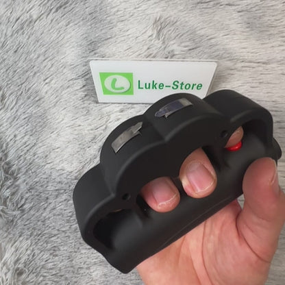 Knuckles Stun gun Portable Electric Shock Function Rechargeable With LED Flashlight