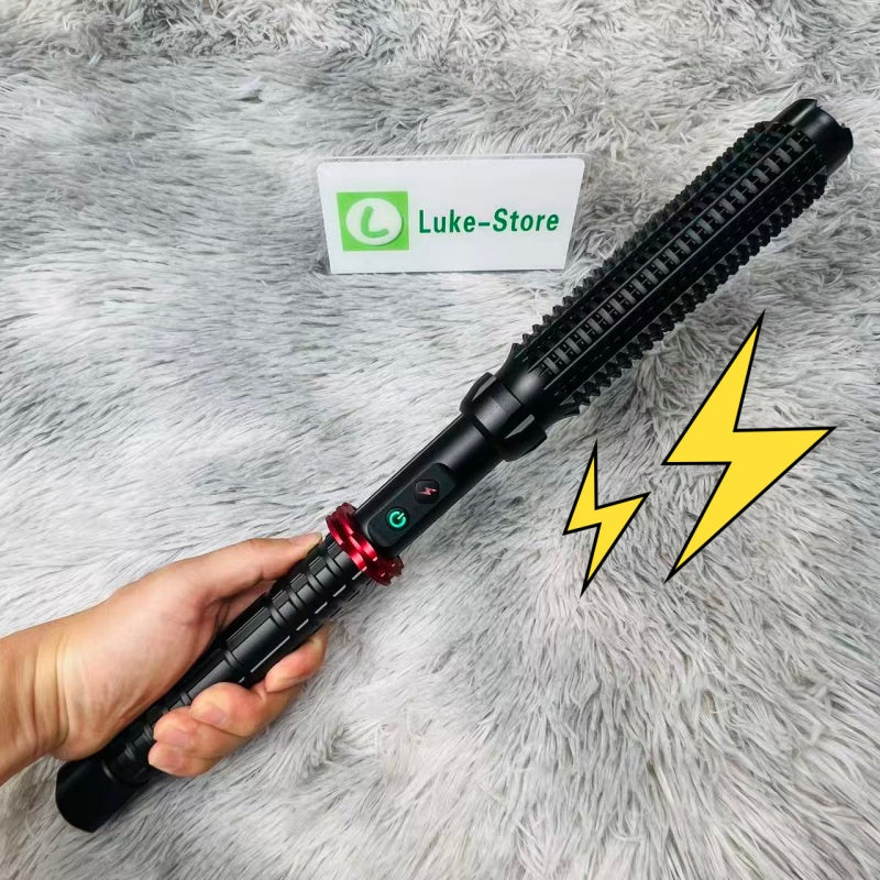 New W-10 Baton Electric Shock Function Rechargeable With LED Flashlight